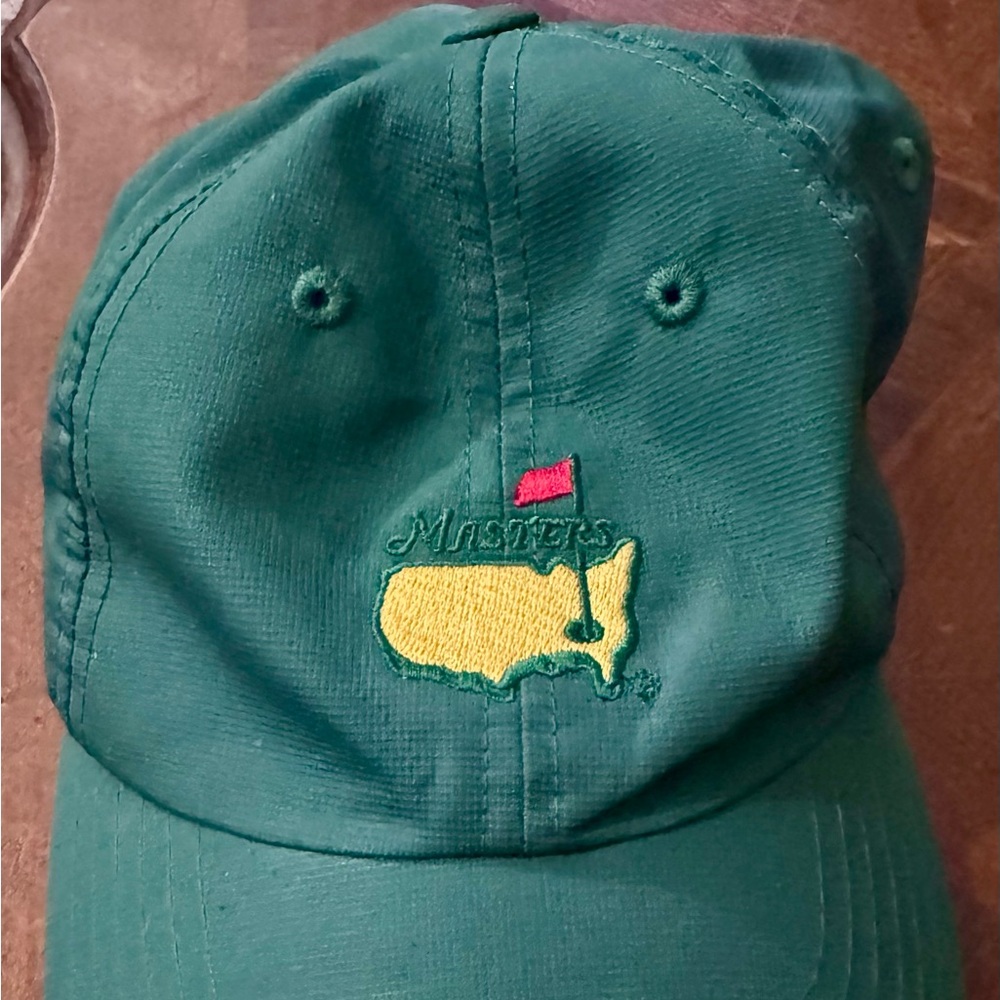 Masters Green Golf Cap with Embroidered Logo